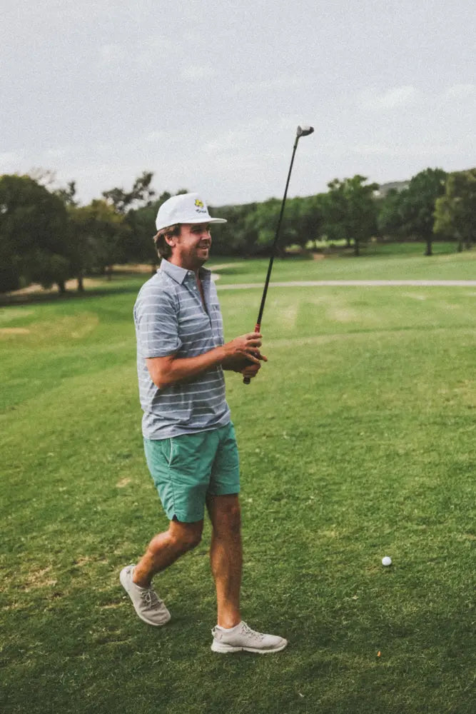 Golfer on the course from Sap’s golf shoot